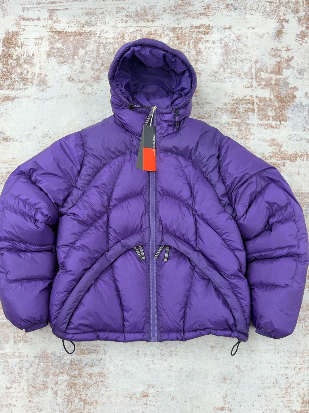 $400 Adidas Equipment Down Jacket Hooded Pertex Windproof Puffer Winter Coat Men